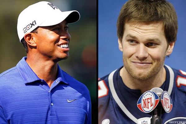 Tiger Woods vs Tom Brady