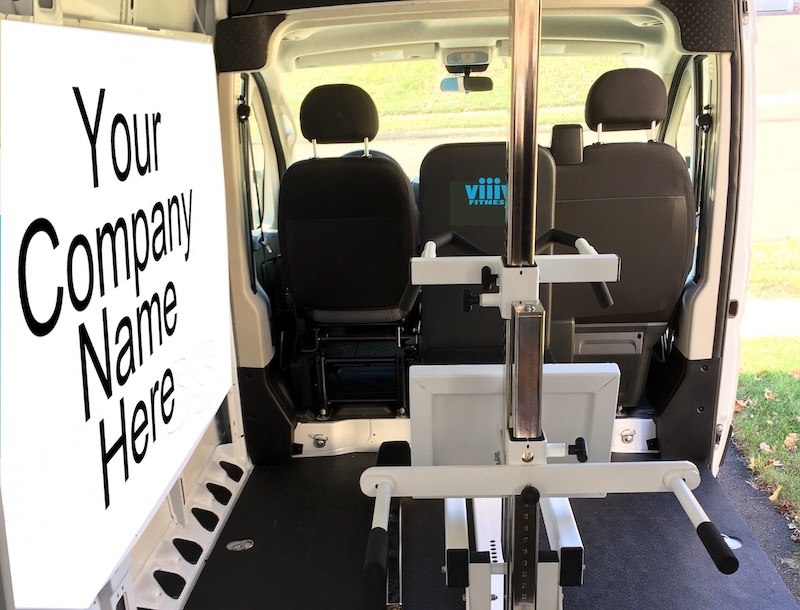 viiivPRO Mobile Fitness Solution installed in a service van