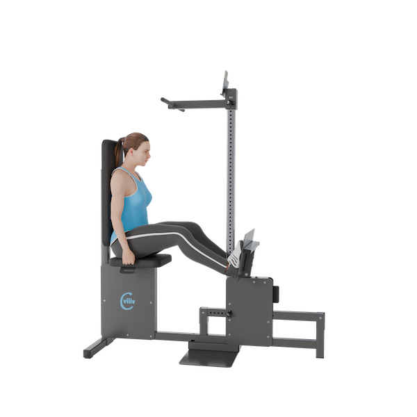 static contraction leg press